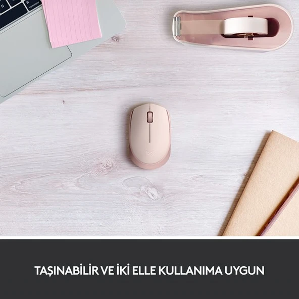 LOGITECH M171 Kablosuz Rose Mouse 910-006865 - Resim 3