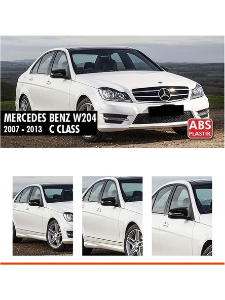 mercedes w204 (2007-2014) uyumlu batman ayna kapağı ürün görseli 1