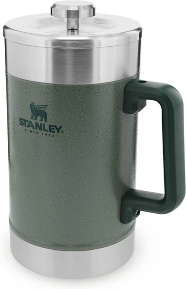 Stanley Klasik French Press Termos, Yeşil (Hammertone Green), 1.4 Litre ürün görseli 1