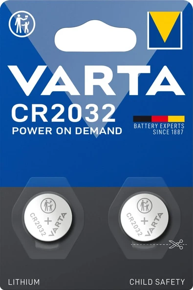 Varta Power On Demand Cr2032 Bli 2X10 - Resim 2