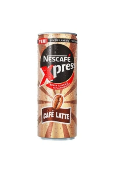 Nescafe XPRESS CAFE LATTE 250 ML SĞK KHV ŞEKERSİZ X 6 ADET ürün görseli 1