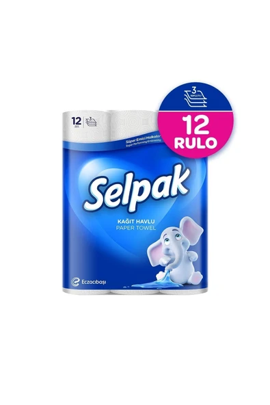Selpak ® Kağıt Havlu 12'li ürün görseli 1