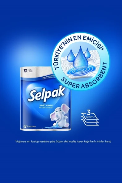 Selpak ® Kağıt Havlu 12'li - Resim 4