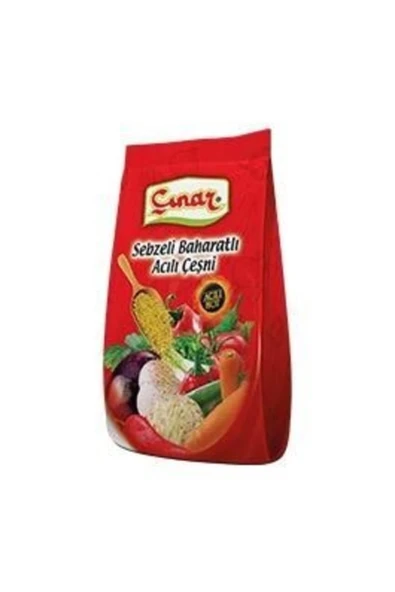 Çınar Sebzeli Baharatlı Çeşni 250 Gr Acılı X 5 Adet ürün görseli 1
