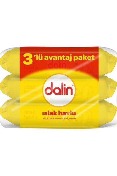 Dalin Marka: Islak Havlu 56 X 3'lü Avantaj Paketi 8690605067700 Kategori: Yüzey Temizleyici ürün görseli 1