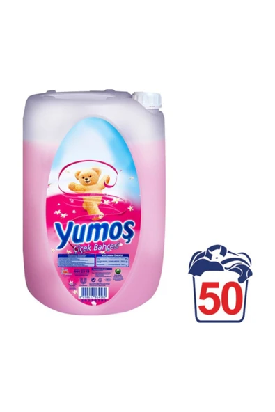Yumoş Çiçek Bahçesi Beyazlar ve Renkliler İçin Yumuşatıcı 5000 ml 50 Yıkama ürün görseli 1
