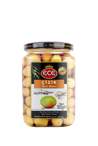 Ece 720 Cc Kare Kvz Çizik Yeşil Zeytin ürün görseli 1
