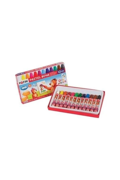 Fatih Pastel Boya 12 Renk King Size Fa34012pb12rks ürün görseli 1