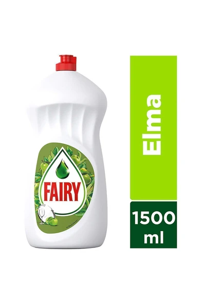 5M AHŞAP DEKOR Temiz & Ferah Sıvı Bulaşık Deterjanı 1500 ml Elma Kokulu ürün görseli 1