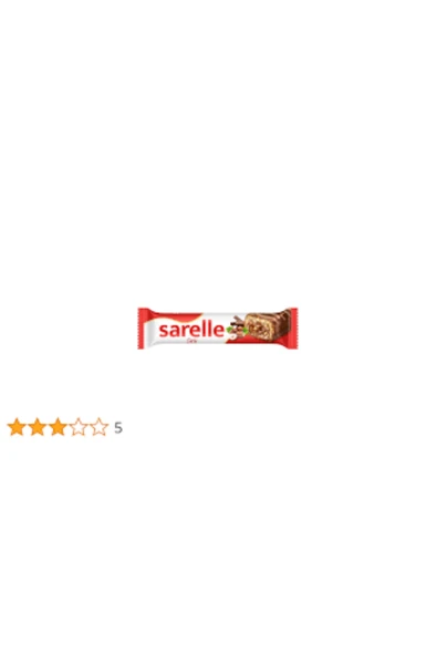 Sarelle SÜTLÜ ÇİKOLATA KAPLAMALI FINDIKLI GOFRET 33GRX12 ADET ürün görseli 1
