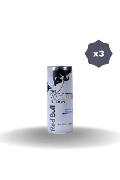 Red Bull REDBULL ENERJİ İÇECEĞİ WHİTE EDİTİON 250 ML X 3 ADET ürün görseli 1
