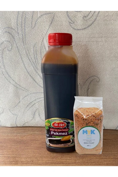 11 Ak-hel Doğal Tatlı Üzüm Pekmezi Plastik Şişe(960g) ürün görseli 1