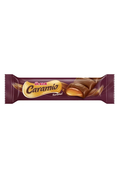 Ülker CARAMİO KARAMEL DOLGULU SÜTLÜ ÇİKOLATA 32G ürün görseli 1