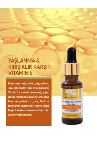 Softto PLUS YAŞLANMA VE KIRIŞIKLIK KARŞITI VİTAMİN E ürün görseli 1