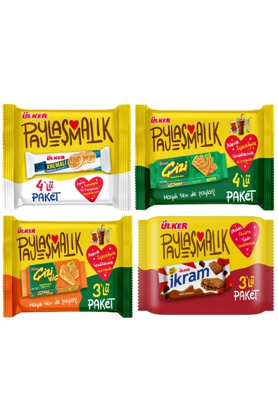 Ülker ATIŞTIRMALIK PAKET 4 LÜ ürün görseli 1