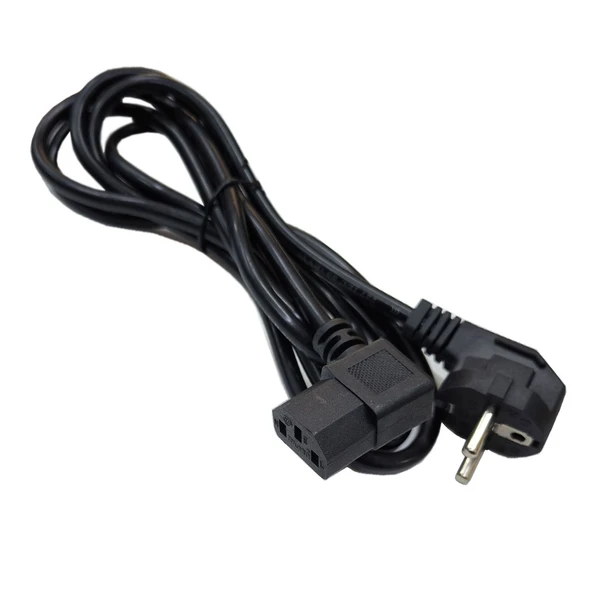 90 derece L tipi power kablo 3x0.75 L tipi 90° power kablosu 3m ürün görseli 1