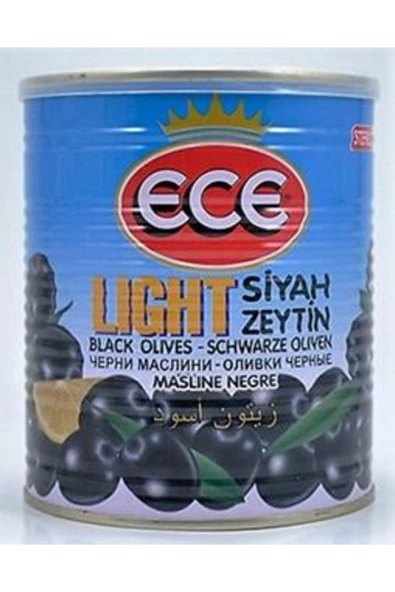 Ece Light Siyah Zeytin 400 Gr. Tnk. ürün görseli 1
