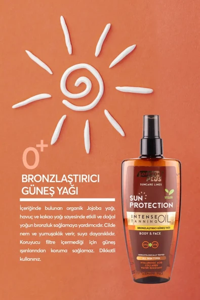 Softto PLUS BRONZLAŞTIRICI GÜNEŞ YAĞI - Resim 2