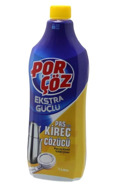 Porçöz Ekstra Güçlü Pas Ve Kireç Çözücü 1 Litre ürün görseli 1