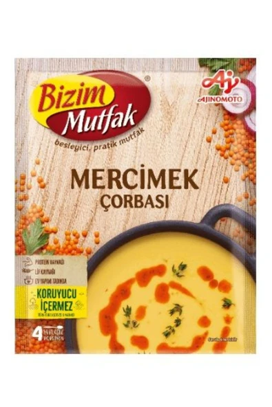 Bizim Mutfak Mercimek Çorbası 72 Gr X2 PAKET ürün görseli 1