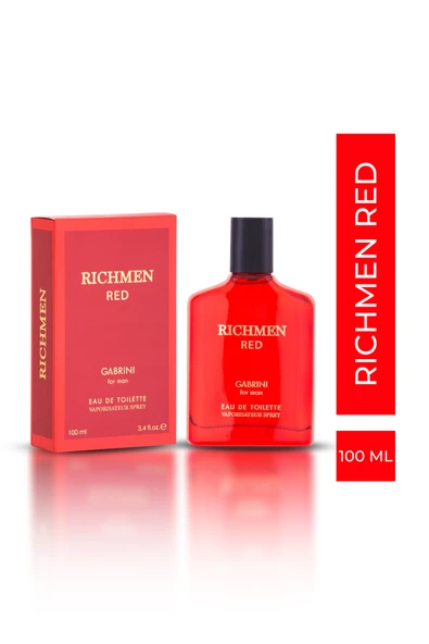 5M AHŞAP DEKOR Rıchmen Red EDT For Man 100 ml ürün görseli 1