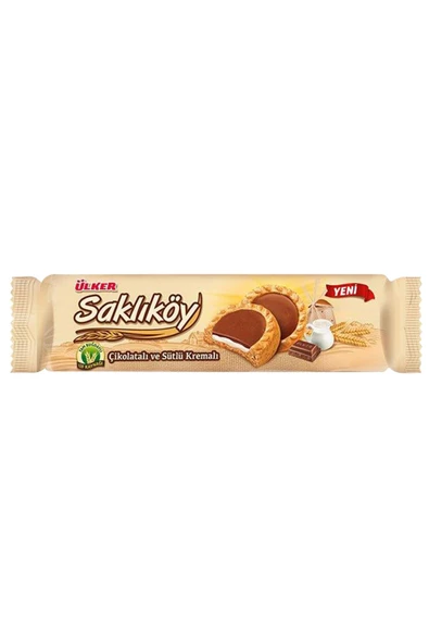 McVities SAKLIKÖY SÜTLÜ ÇİKOLATALI VE SÜTLÜ KREMALI BİSKÜVİ 100G X 5AD ürün görseli 1