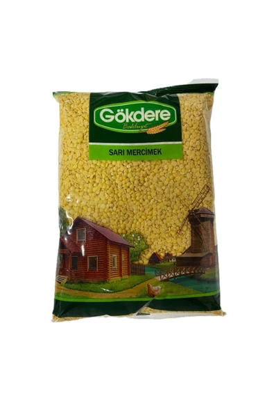 Gökdere SARI MERCİMEK 1000GR ürün görseli 1