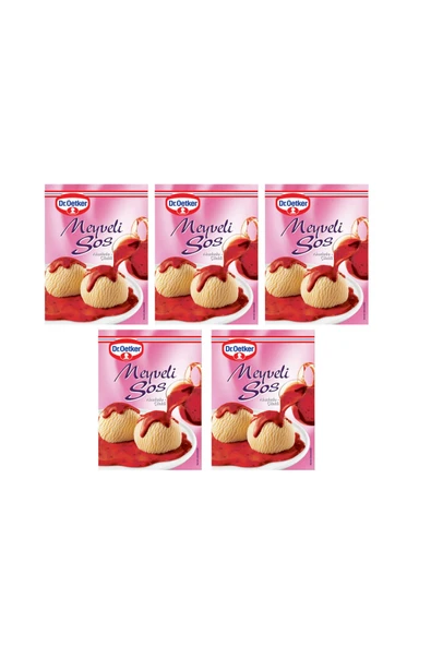 Dr. Oetker Dr.oetker Meyveli Sos 80 G 5 Li ürün görseli 1