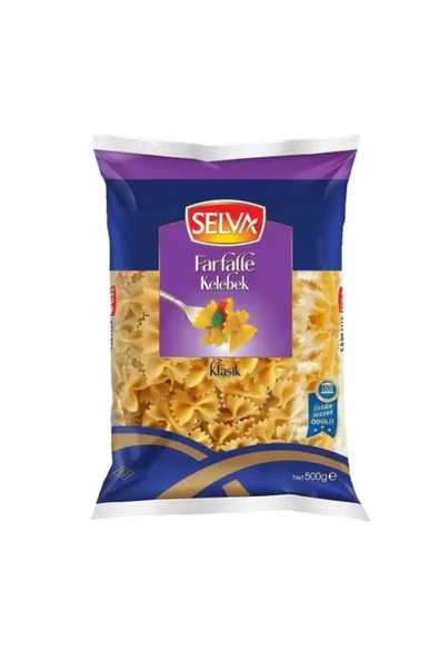 SELVA PAK.MAKARNA. KELEBEK 500GR X4 PAKET ürün görseli 1