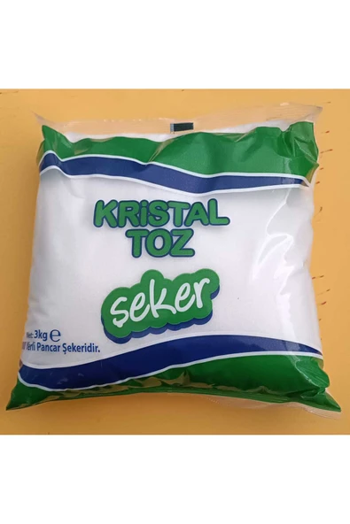 KRİSTAL TOZ ŞEKER 3KG ürün görseli 1