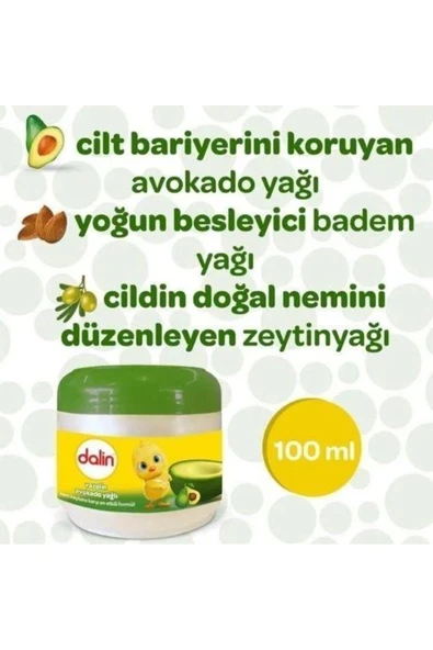 Dalin Avokado Yağlı Vazelin 100 ml - Resim 4