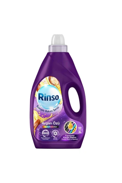 Rinso Argan Özlü Renkliler için Sıvı Çamaşır Deterjanı 3 L ürün görseli 1