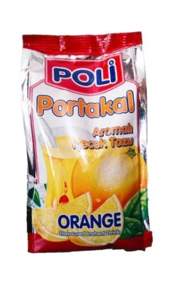 POLİ TOZ İÇECEK Poli Portakal Aromalı Içecek Tozu 500 G X 2 Adet ürün görseli 1