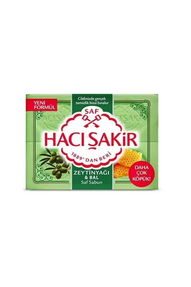Hacı Şakir Katı Sabun - Zeytinyağı Ve Bal - 4 X 150 gr ürün görseli 1