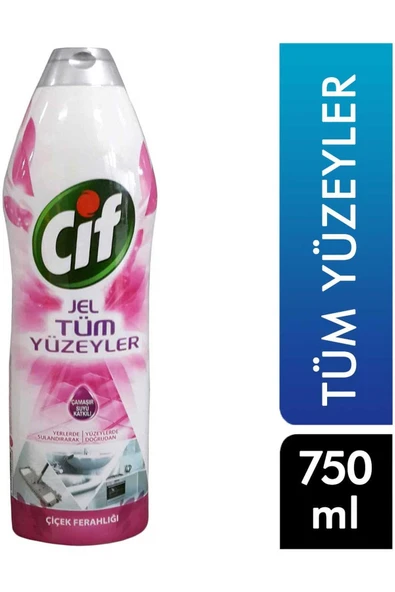 Cif Marka: Jel 750 Ml Tüm Yüzeyler Çiçek Ferahlığı 8690521042751 Kategori: Yüzey Temizleyici ürün görseli 1