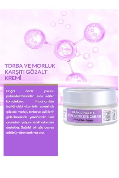 Softto PLUS TORBA VE MORLUK KARŞITI GÖZALTI KREMİ ürün görseli 1