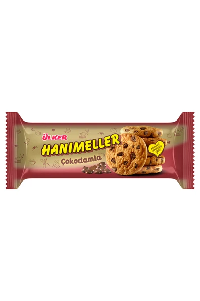 Ülker HANIMELLER ÇOKODAMLA ENFES BİSKÜVİ 82G 5Lİ ürün görseli 1
