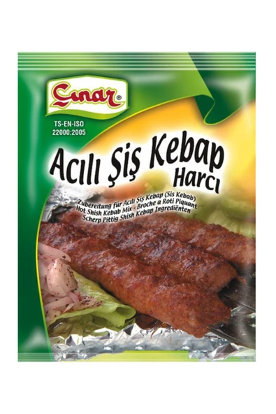 Çınar Adana Acılı Şiş Kebap Harcı 75 gr ürün görseli 1