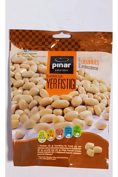 PINAR KURUYEMİŞ PINAR FISTIKSS KIZ.TUZ.170GR ürün görseli 1