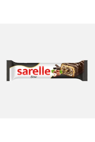 Sarelle BİTTER ÇİKOLATA KAPLAMALI GOFRET 33GRX12 ADET ürün görseli 1