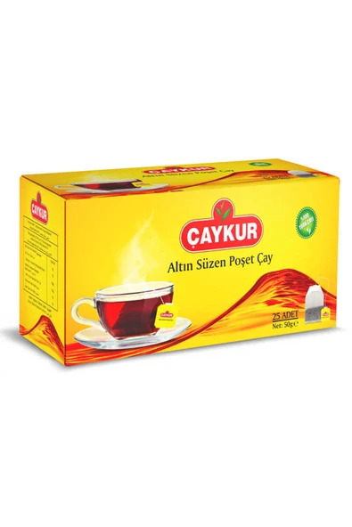 Çaykur Altın Süzen Bardak Poşet Çay 50gr / ürün görseli 1