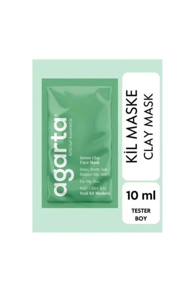 Agarta Yüz Maskesi (10ml) Yeşil Kil X12 ADET ürün görseli 1