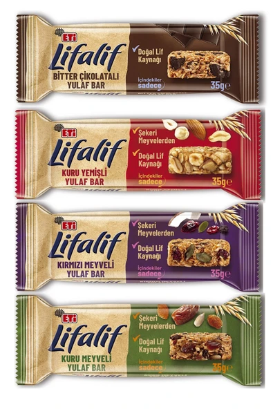 Eti LİFALİF YULAFLI BAR KARMA PAKET 20Lİ ürün görseli 1