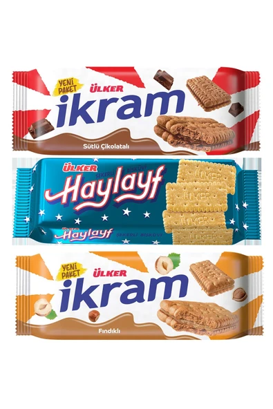 Ülker BİSKÜVİ KARMA PAKET 9 AD ürün görseli 1