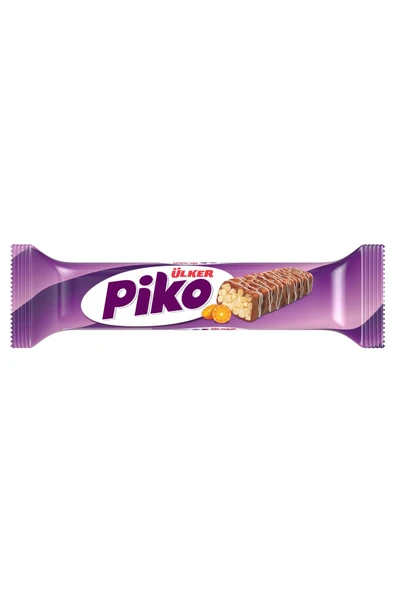 Ülker PİKO PORTAKAL AROMALI PİRİNÇ PATLAKLI BAR 18G ürün görseli 1