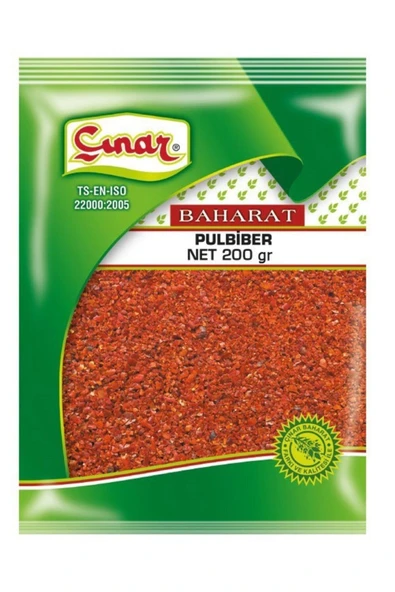 Çınar PULBİBER ACI 200GR X2 PAKET ürün görseli 1