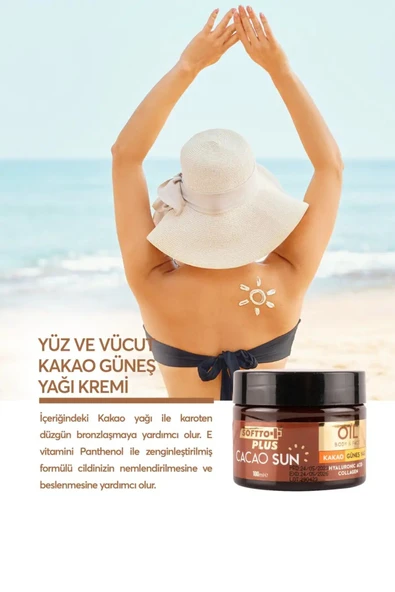 Softto PLUS KAKAO GÜNEŞ YAĞI - Resim 2