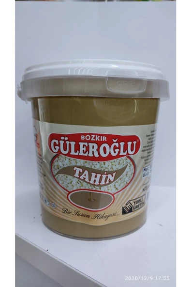 Bozkır Güleroğlu Bozkır Tahini Beyaz 800gr ürün görseli 1