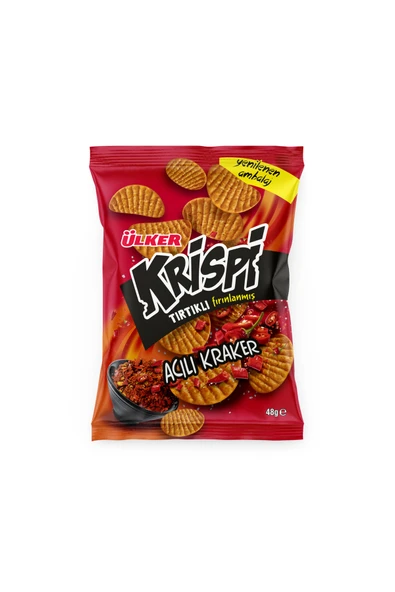 Ülker KRİSPİ ACILI KRAKER 48G 5Lİ ürün görseli 1