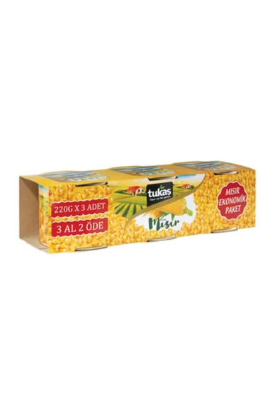Tukaş MISIR KONS.EKO.PKT 3x150GR ürün görseli 1